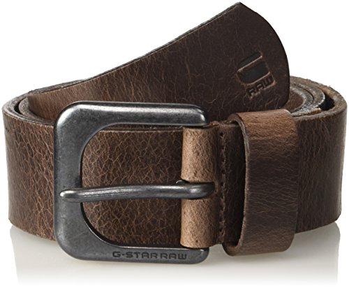G-STAR RAW Zed Cinturón, Marrón (Dk Brown/black Metal 8127), 75 para Hombre