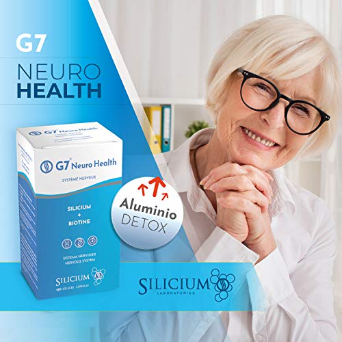 G7 NEURO HEALTH: Silicio Organico + Biotina | El Complemento alimenticio perfecto para fomentar la función cerebral al mantener alejado el neurotóxico aluminio
