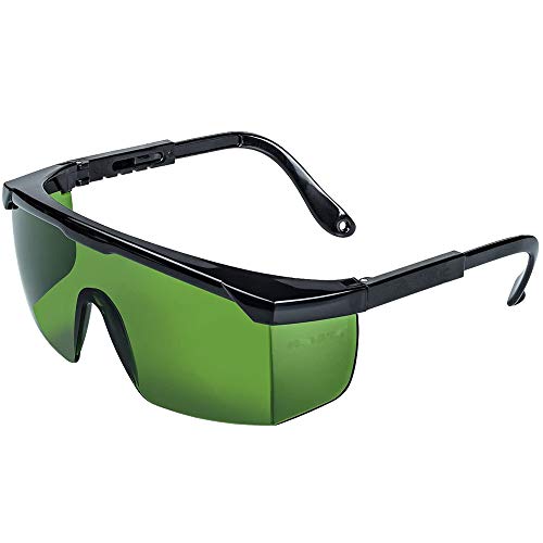 Gafas de Protección Gafas Protectoras para Depilación HPL/IPL Gafas para Dispositivo de Depilación HPL/IPL Sistema de Depilación Permanente Gafas para Cuerpo Cara y Zona Bikini(Verde oscuro)