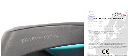 Gafas de protección láser rojo e infrarrojo de 680 a 1100nm OD 7+ (Homologadas CE) para depilación con láser de diodo