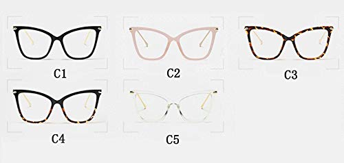 Gafas De Sol Marcos De Gafas De Sol De Ojo De Gato De Moda para Mujeres Marco De Metal De Gran Tamaño Atractivo Gafas Ópticas Gafas 3