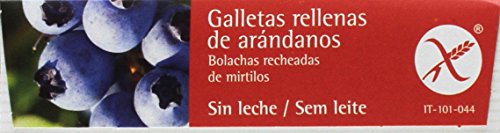 Galletas rellenas de crema de arándanos bio sin gluten - Germinal - 200g