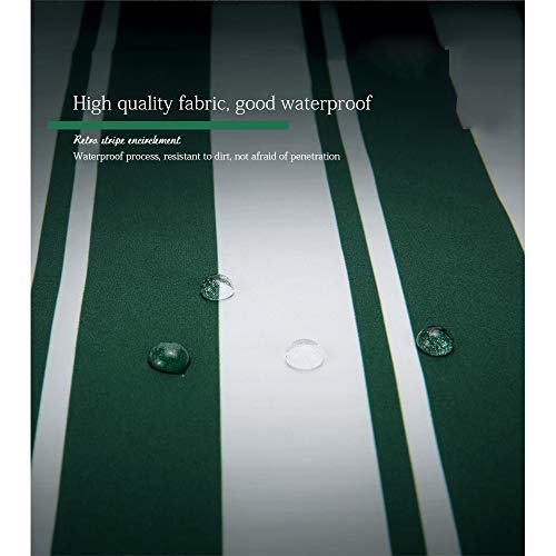 GAOYI Traje de peluquería profesional a prueba de agua, fácil de limpiar, liviano, resistente al agua, adecuado para peluquerías y salones de belleza(Verde)