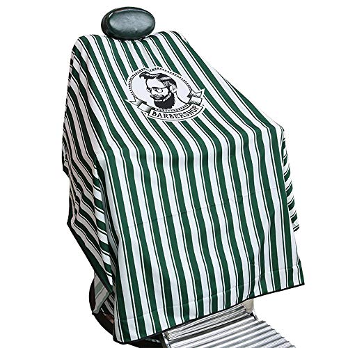 GAOYI Traje de peluquería profesional a prueba de agua, fácil de limpiar, liviano, resistente al agua, adecuado para peluquerías y salones de belleza(Verde)
