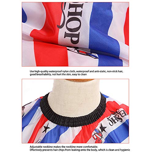 GAOYI Traje de peluquería profesional a prueba de agua, material liviano ripstop y protección de larga duración, adecuado para barberías y salones de belleza, de larga duración.