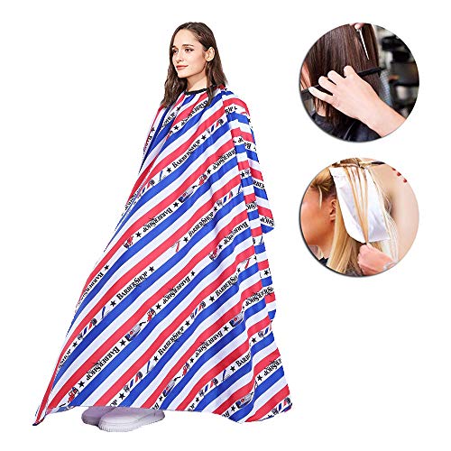 GAOYI Traje de peluquería profesional a prueba de agua, material liviano ripstop y protección de larga duración, adecuado para barberías y salones de belleza, de larga duración.