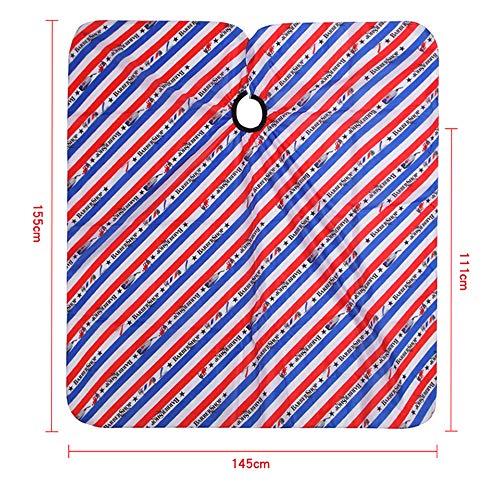 GAOYI Traje de peluquería profesional a prueba de agua, material liviano ripstop y protección de larga duración, adecuado para barberías y salones de belleza, de larga duración.