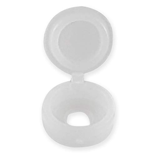 ✮GARANTÍA DE POR VIDA✮-CZ Store®- Cubretornllos|60 PCS|Tapa de plástico para tornillos N°6 y 8- cubretornillos blanco retráctil para tornillos de cabeza plana/cruciformes