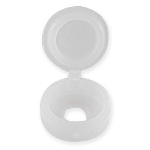 ✮GARANTÍA DE POR VIDA✮-CZ Store®- Cubretornllos|60 PCS|Tapa de plástico para tornillos N°6 y 8- cubretornillos blanco retráctil para tornillos de cabeza plana/cruciformes