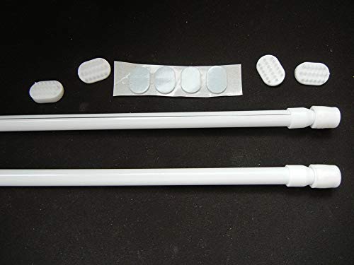 Gardinia Pinza Barra, Metal, Color Blanco, 70 – 80, 2