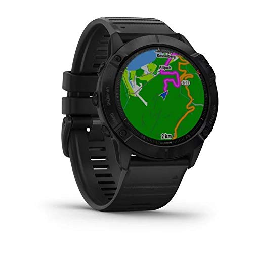 Garmin - Reloj GPS con Pulsómetro Fenix 6X Zafiro