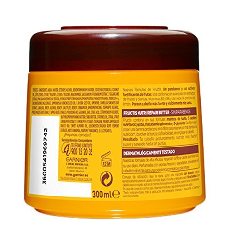 Garnier Fructis Mascarilla Nutri Repair Butter - 400 ml