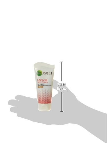Garnier Skinactive Face Skin Naturals Miracle Skin Cream Anti-Veroudering & Anti-Vermoeidheid Dagverzorging crema de día 50 ml - Cremas de día (Mujeres, Anti-edad, LHA Proretinol, Vitamin C, Vitamin B3, Vitamin B5, Peptides solidifying, Ginger antioxidant