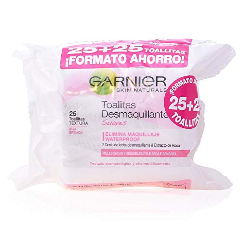 Garnier Skinactive Toallitas Desmaquillantes, Suaves