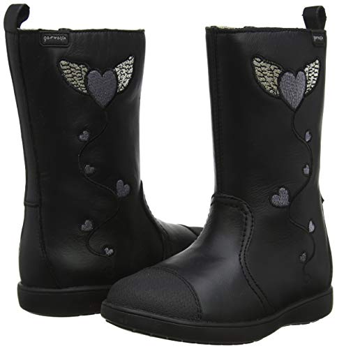 Garvalín 191623, Botas Slouch para Niñas, Negro (Negro (Sauvage) Paprika), 29 EU