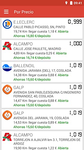 Gasolineras España
