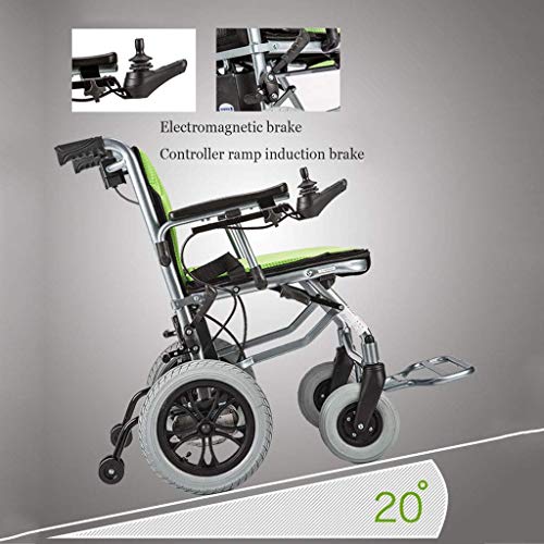 GBX@I Nuevo modelo 2019 Fold; Viaje Ligero Motorizado Scooter eléctrico para silla de ruedas, Aviación Viaje Seguro Silla de ruedas eléctrica Silla de ruedas eléctrica de servicio p