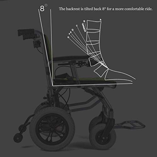 GBX@I Nuevo modelo 2019 Fold; Viaje Ligero Motorizado Scooter eléctrico para silla de ruedas, Aviación Viaje Seguro Silla de ruedas eléctrica Silla de ruedas eléctrica de servicio p