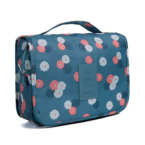 GCOA Neceser de Viaje con Gancho, Organizador de Bolso cosmético Impermeable para el Viaje Que acampa