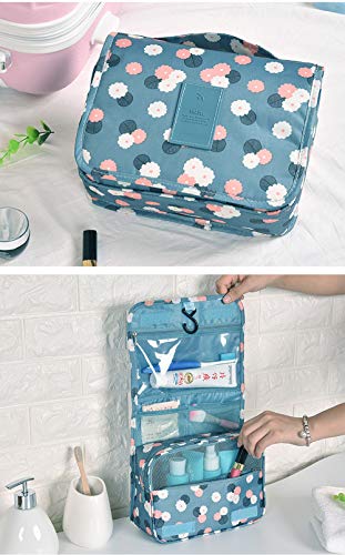 GCOA Neceser de Viaje con Gancho, Organizador de Bolso cosmético Impermeable para el Viaje Que acampa