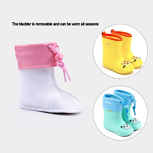 GDSSX Moda Niños Botas de Lluvia Antideslizantes del niño Botas a Prueba de Agua Caliente y Peso Ligero Antideslizante Botas de Lluvia Antideslizante (Color : Octopus, Size : 17cm)