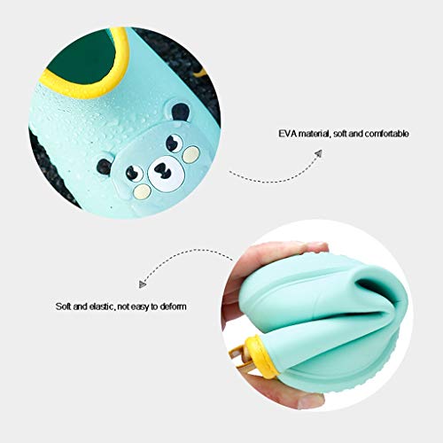 GDSSX Moda Niños Botas de Lluvia Antideslizantes del niño Botas a Prueba de Agua Caliente y Peso Ligero Antideslizante Botas de Lluvia Antideslizante (Color : Octopus, Size : 17cm)