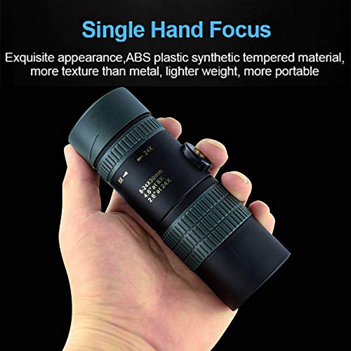 Gebuter 4K 8-24X30mm Super Telephoto Zoom Monocular Telescope for Watching Football Match Birds Watching etc