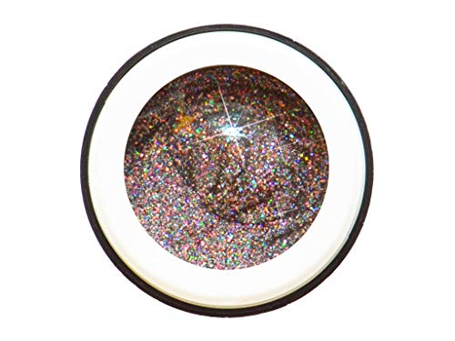 Gel Confetti Elegance Brown marrón festiva New Years Eve Glitter Otoño Invierno Colección 2018 purpurina Gel UV hochdeckend fabricado en Alemania.