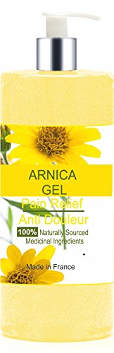Gel de Arnica Montana 200 ml - Piel de bebé - Dolores musculares - ecchymoses - Gel refrescante - Hématomes - Dolores - Sport y Recuperación - Articulaciones - Gel de masaje