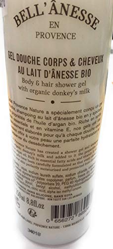 Gel de ducha Bell'Anesse Leche de burra Bio LABEL PROVENCE 250ml