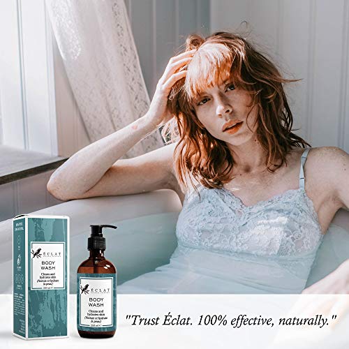 Gel para Baño Eclat – Gel con Romero Natural y un Toque de Manteca de Karité que Hidrata con Sensación Suave y no Grasosa para Mujeres y Hombres