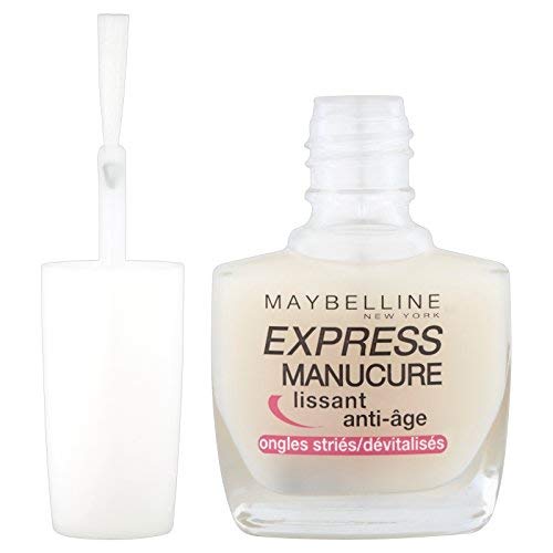 Gemey-Maybelline - manicura exprés - Cuidado de las uñas polaco - clavos Suavizante Anti-Aging estriado