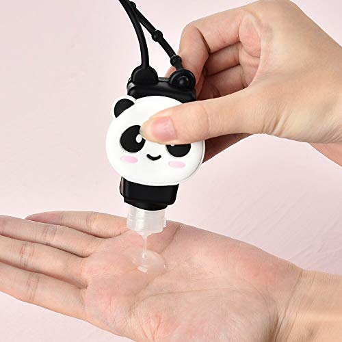 Generico O3 Botellas de Viaje Prime+Estuche - Set de Accesorios de Viaje 30ml, Portátiles Botellas de Viaje para Niños, Reutilizable, Rellenable HIDRO Gel, para desinfección Manos. Bar-Comb-Tec©