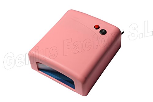 Genius Factory® LAMPARA UV SECADOR DE UÑAS MANICURA UÑAS DE GEL 36 W