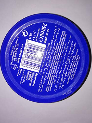 Genuine German Nivea Creme Cream Made in Germany - 8.45 oz. / 250ml metal tin - Made in Germany NOT Thailand ! by Beiersdorf Germany [Beauty]