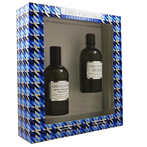 Geoffrey Beene Grey Flannel Coffret : Eau De Toilette Spray 120ml + After Shave Lotion 120ml 2pcs