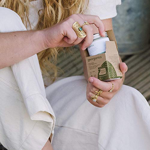 GEORGANICS - Blanqueador Dental en Polvo con bicarbonato y hierbabuena - Hierbabuena 60 ML -GEORGANICS- - GEOBLAHIERB60