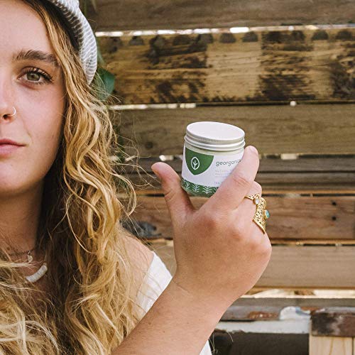 GEORGANICS - Blanqueador Dental en Polvo con bicarbonato y hierbabuena - Hierbabuena 60 ML -GEORGANICS- - GEOBLAHIERB60