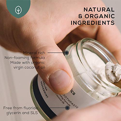 Georganics Dentífrico Natural Remineralizante con Aceite de Coco - Menta 120ml