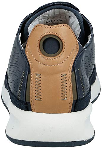 Geox AERANTIS U927FA Hombre Zapatillas,mínimo,varón Zapatos Deportivos,Zapato con Cordones,Transpirable,Calzado,Zapatillas,Sneaker,Azul,43 EU