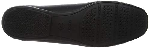 Geox D ANNYTAH Moc A, Mocasines para Mujer, Negro (Black C9997), 37.5 EU