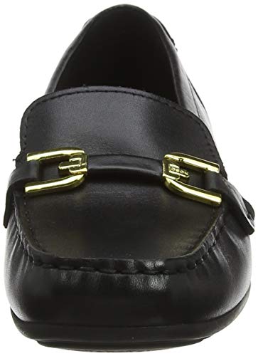 Geox D ANNYTAH Moc A, Mocasines para Mujer, Negro (Black C9997), 37.5 EU