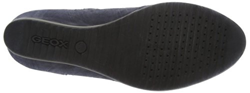 Geox D Illusion A, Zapatillas Alta para Mujer, Azul (DK NAVYC4021), 41 EU