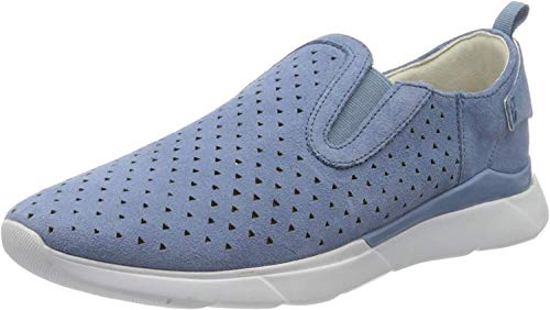Geox D Sandal Hiver A, Zapatillas sin Cordones para Mujer, Azul (Lt Blue C4003), 39 EU
