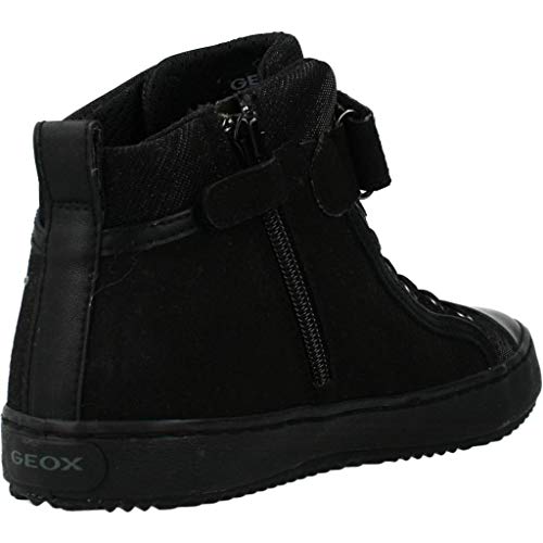 Geox J Kalispera Girl I, Zapatillas Altas para Niñas, Negro (Black), 30 EU