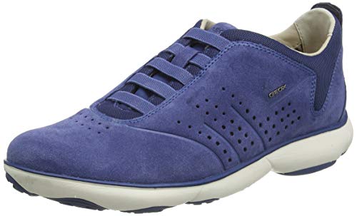 Geox U Nebula A, Zapatillas para Hombre, Azul (Jeans C4001), 45 EU