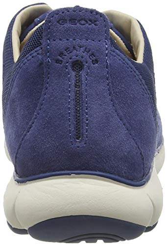 Geox U Nebula A, Zapatillas para Hombre, Azul (Jeans C4001), 45 EU