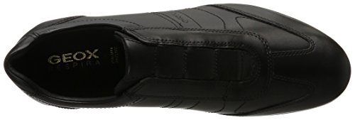 Geox UOMO Symbol C, Zapatillas para Hombre, Negro, 43 EU