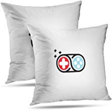 GFGKKGJFF Juego Infinito con Divertido Juego Infinity Studio Controlador de Fundas de cojín 18 x 18 Set de 2 para Sala de Estar, Dormitorio, sofá, decoración del hogar, Regalos para niñas