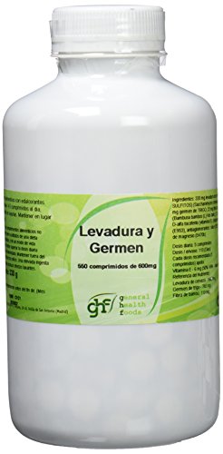 GHF 006390021 - Complemento Alimenticio Levadura de Cerveza y Germen de Trigo, 550 Comprimidos